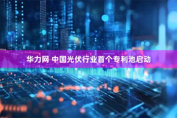 华力网 中国光伏行业首个专利池启动