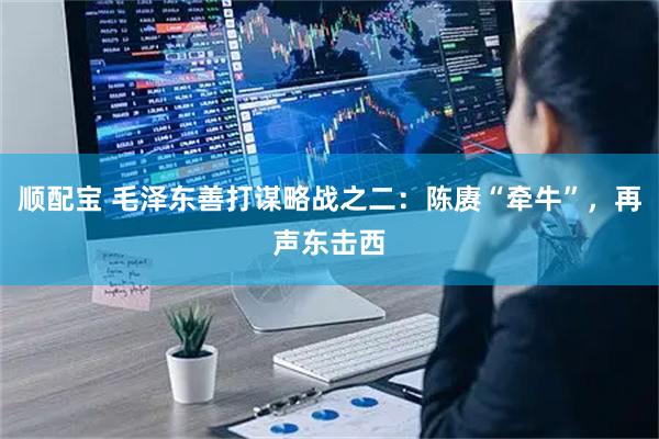 顺配宝 毛泽东善打谋略战之二：陈赓“牵牛”，再声东击西